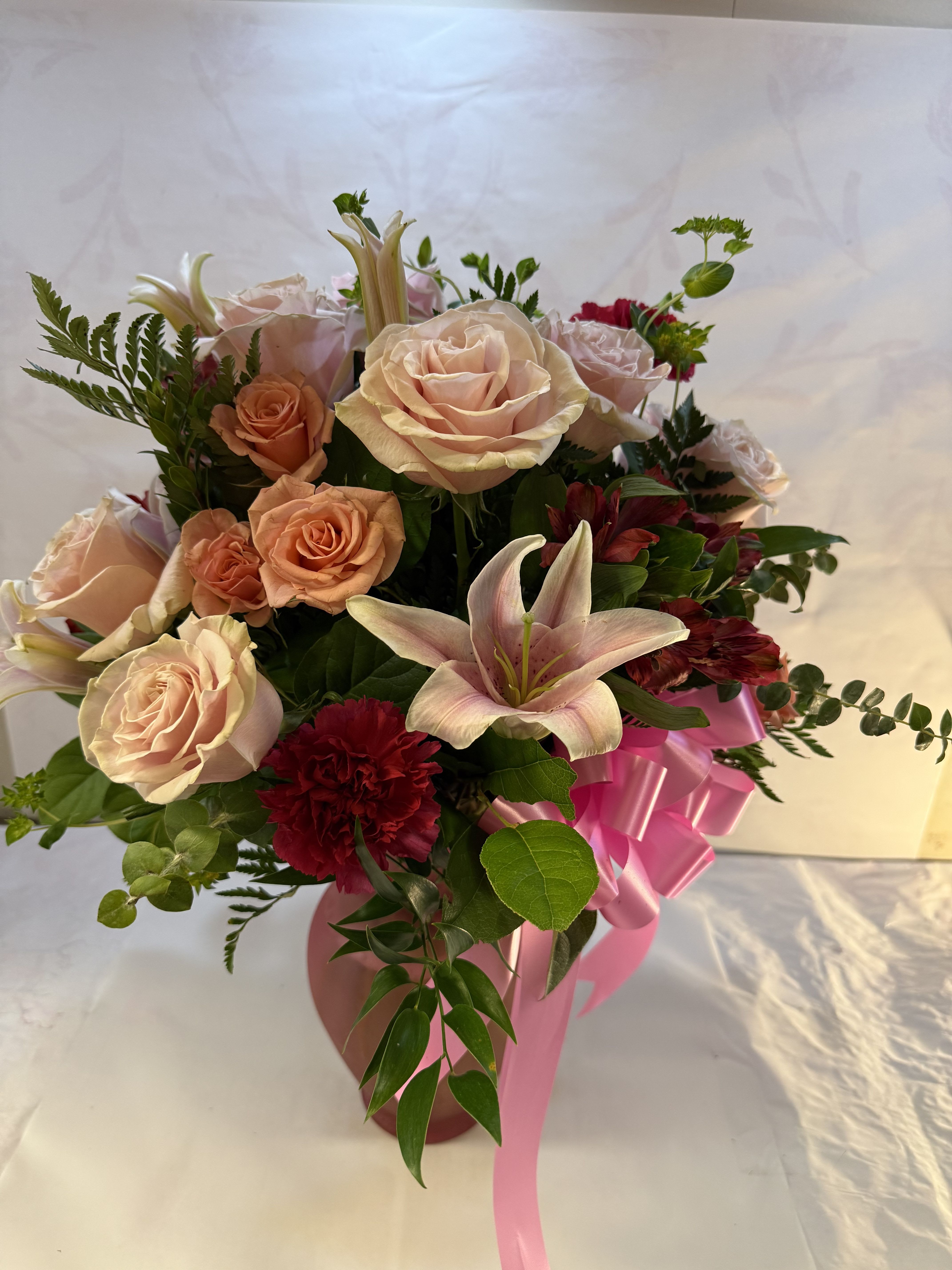 Sunlit Pink Elegance