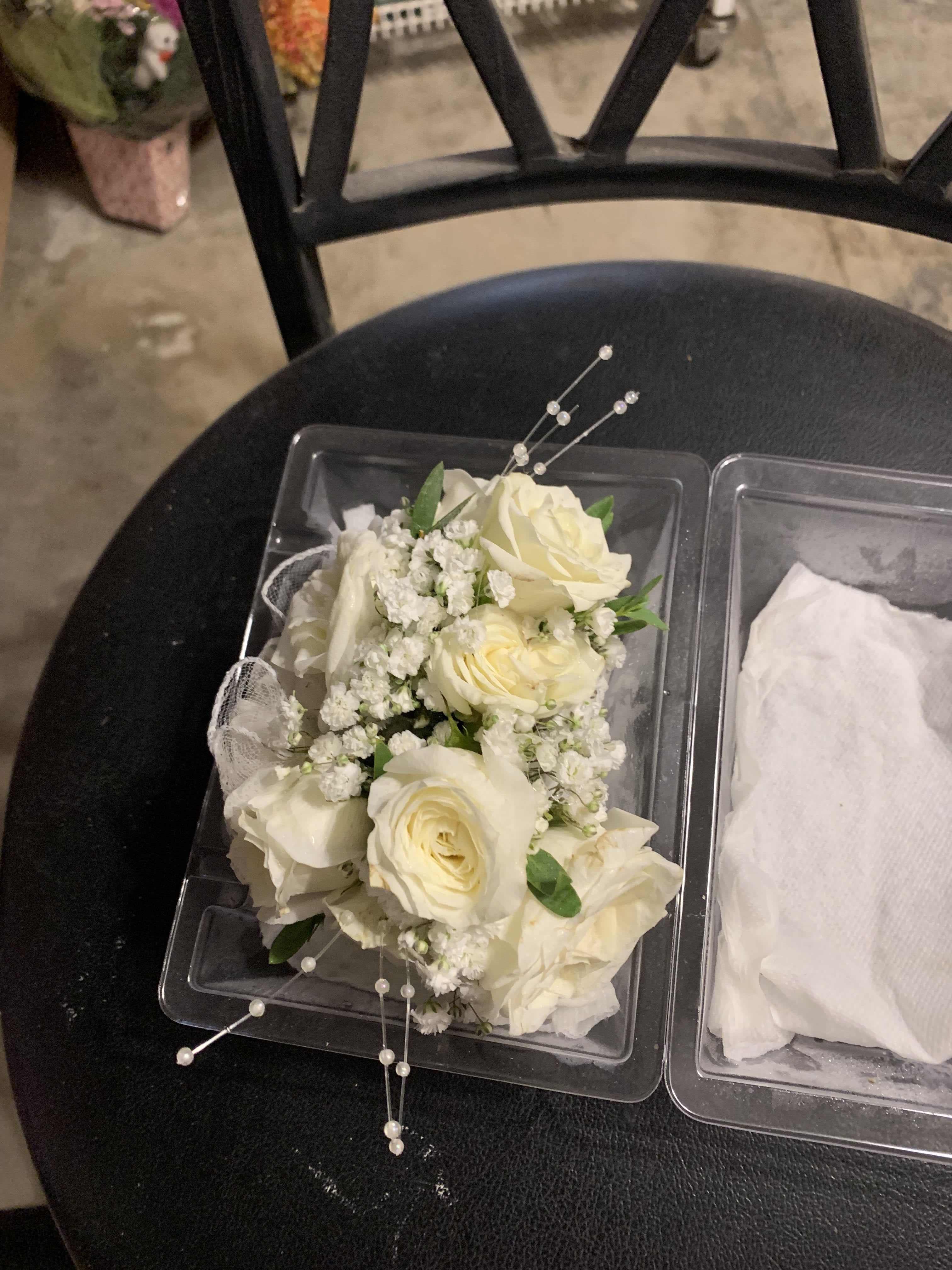 White Rose Corsage by BloomNation™ 