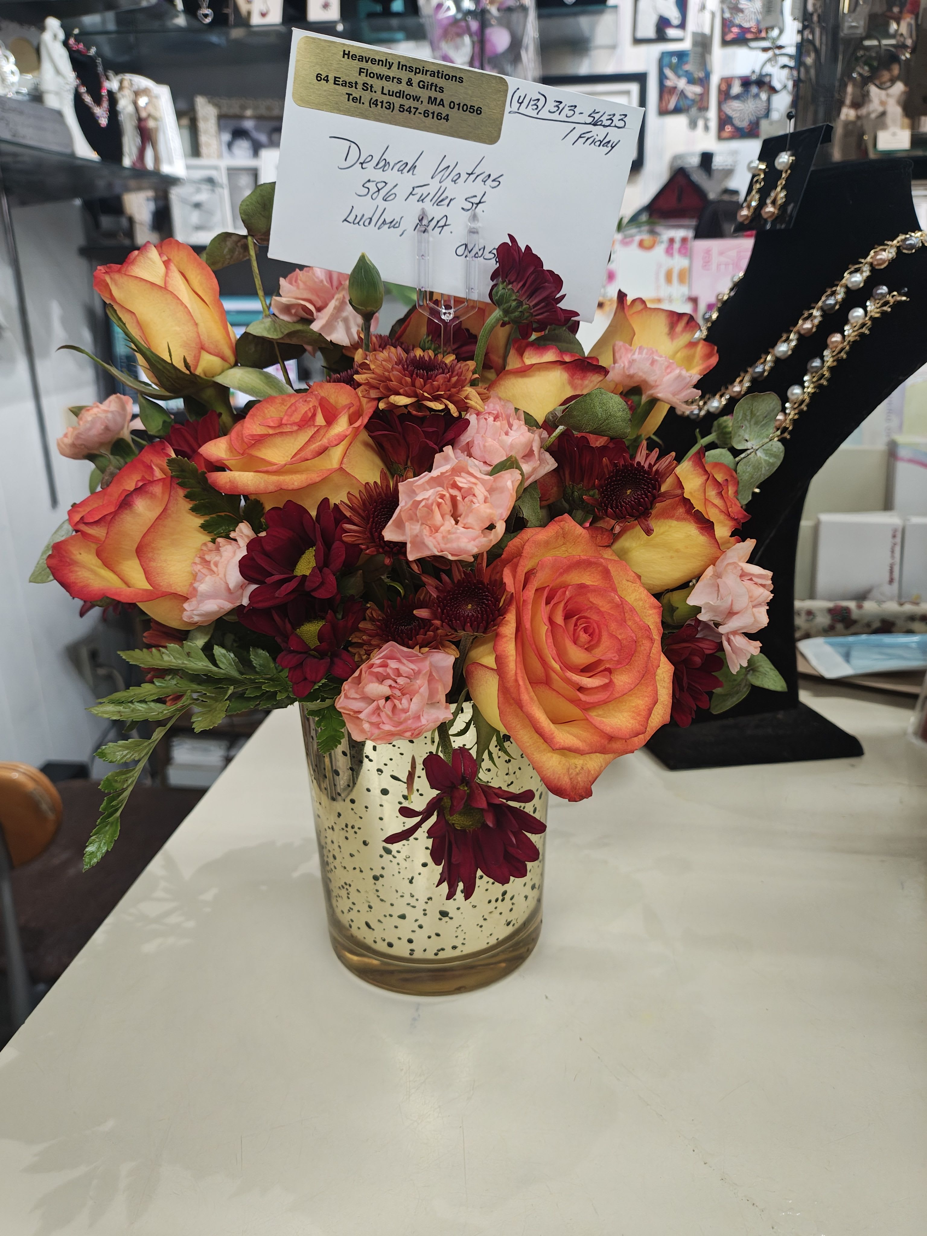 Chic Copper Bouquet