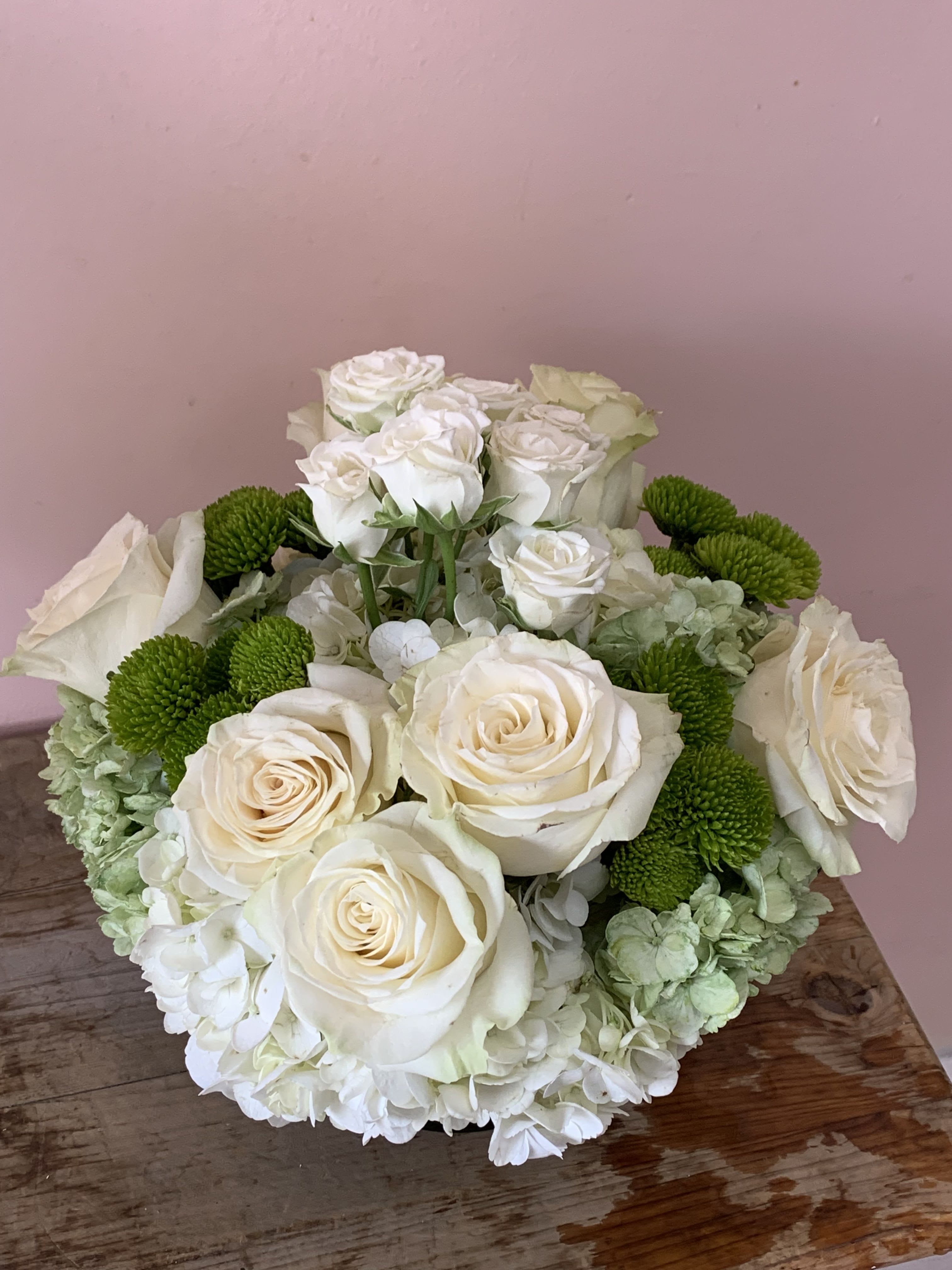 White Rose & Hydrangea Garden | 360° Luxury Flower Delivery in San Francisco