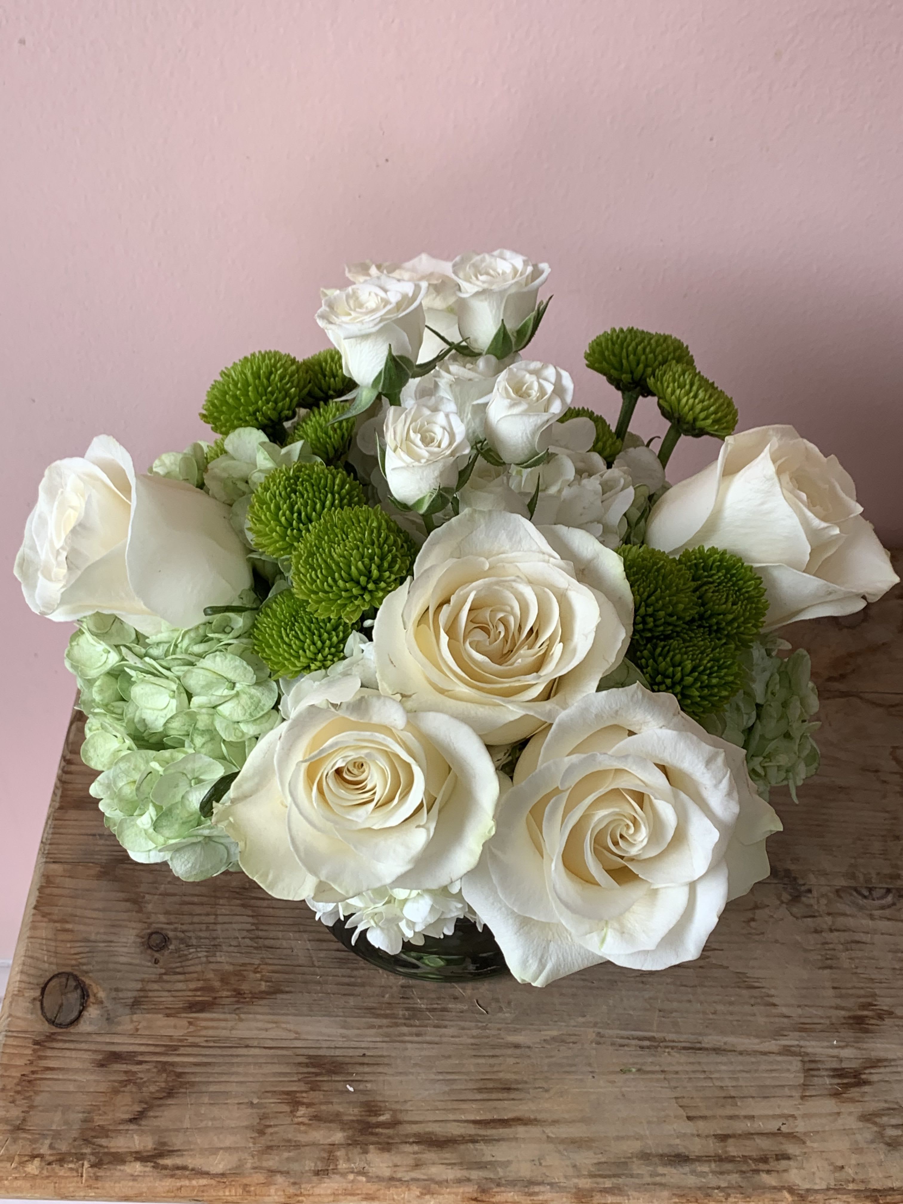 White Rose & Hydrangea Garden | 360° Luxury Flower Delivery in San Francisco