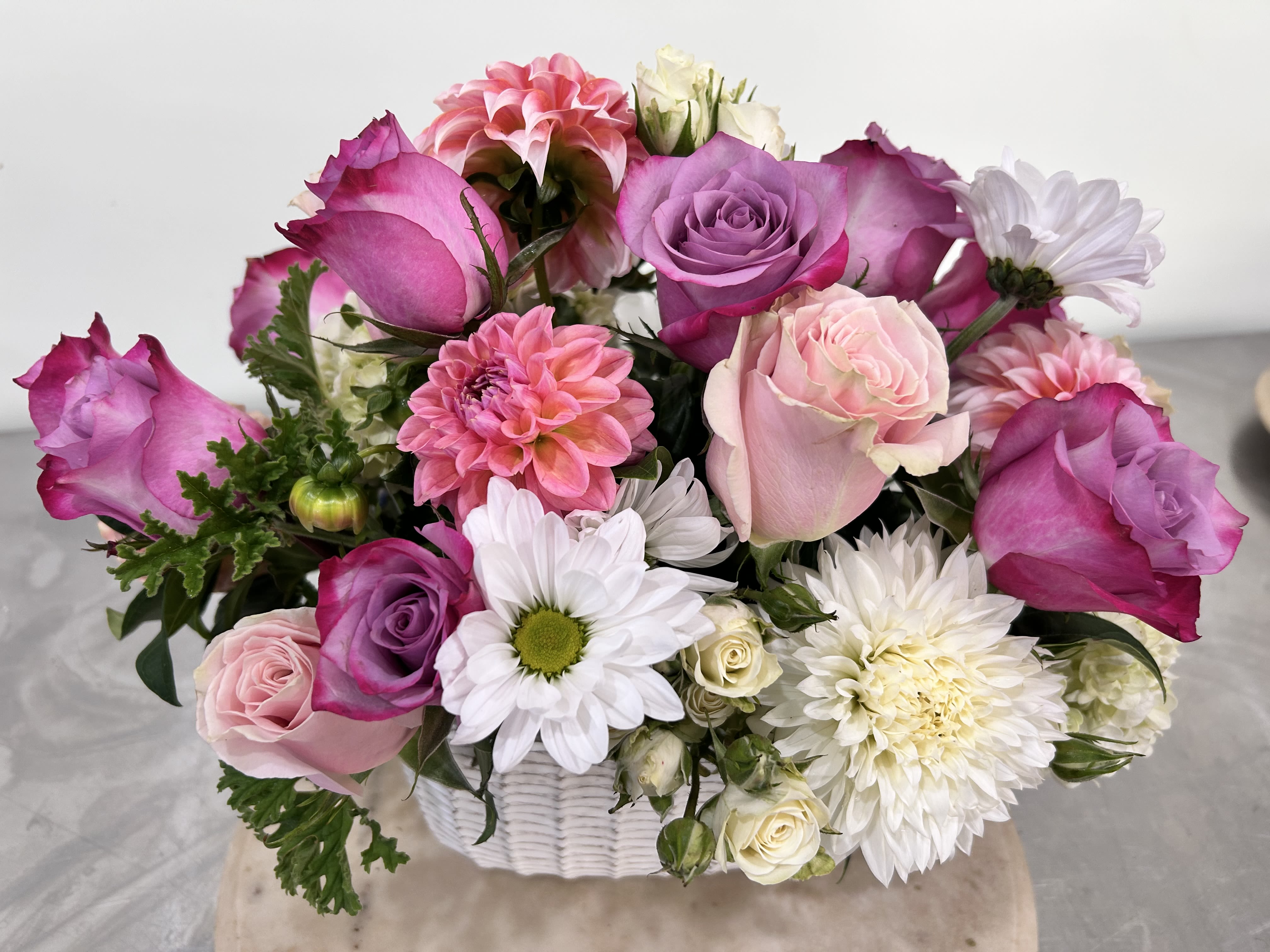 Oval Vase with Flowers  