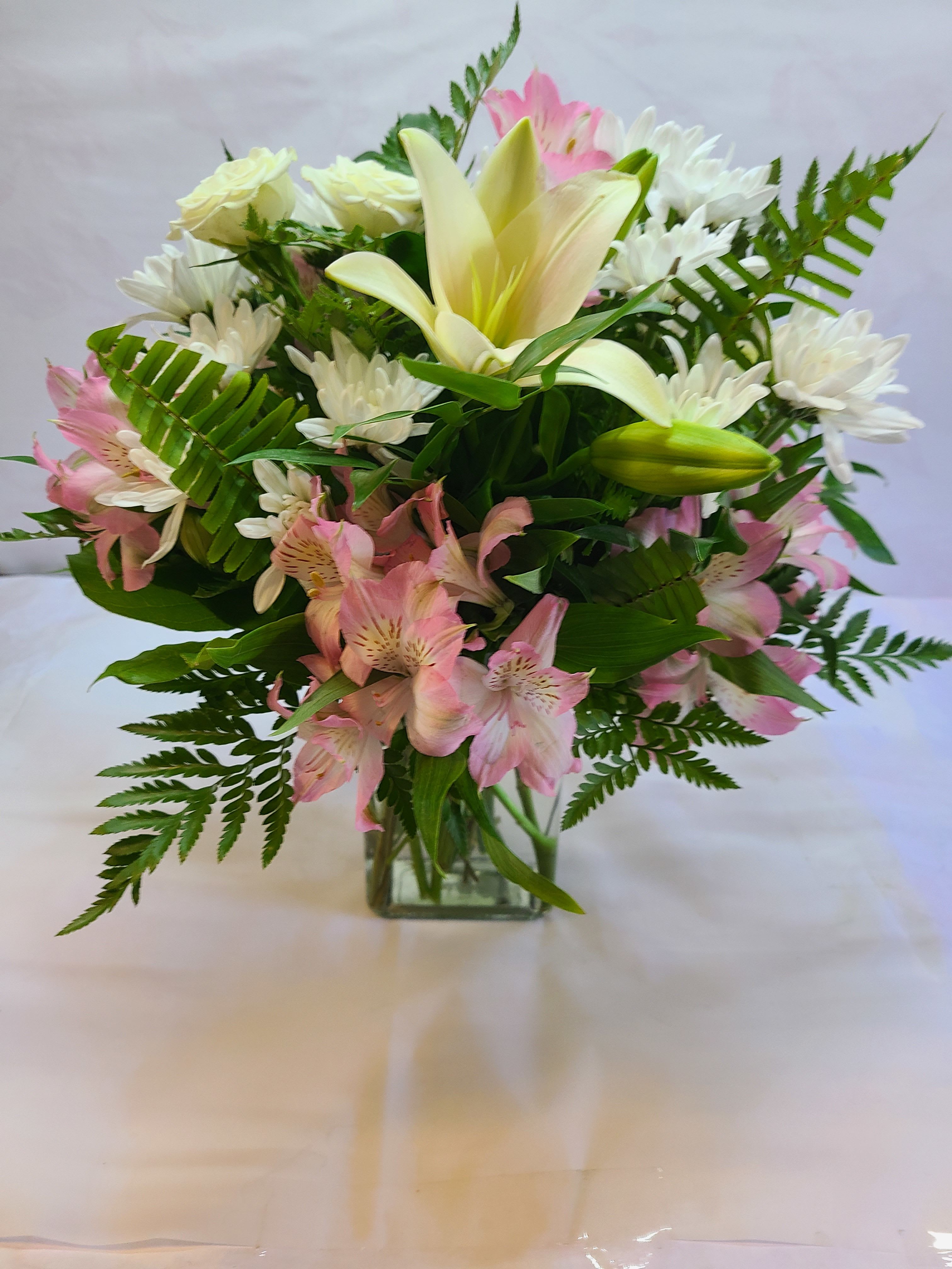 In the Presence of Pink Mixed Bouquet 