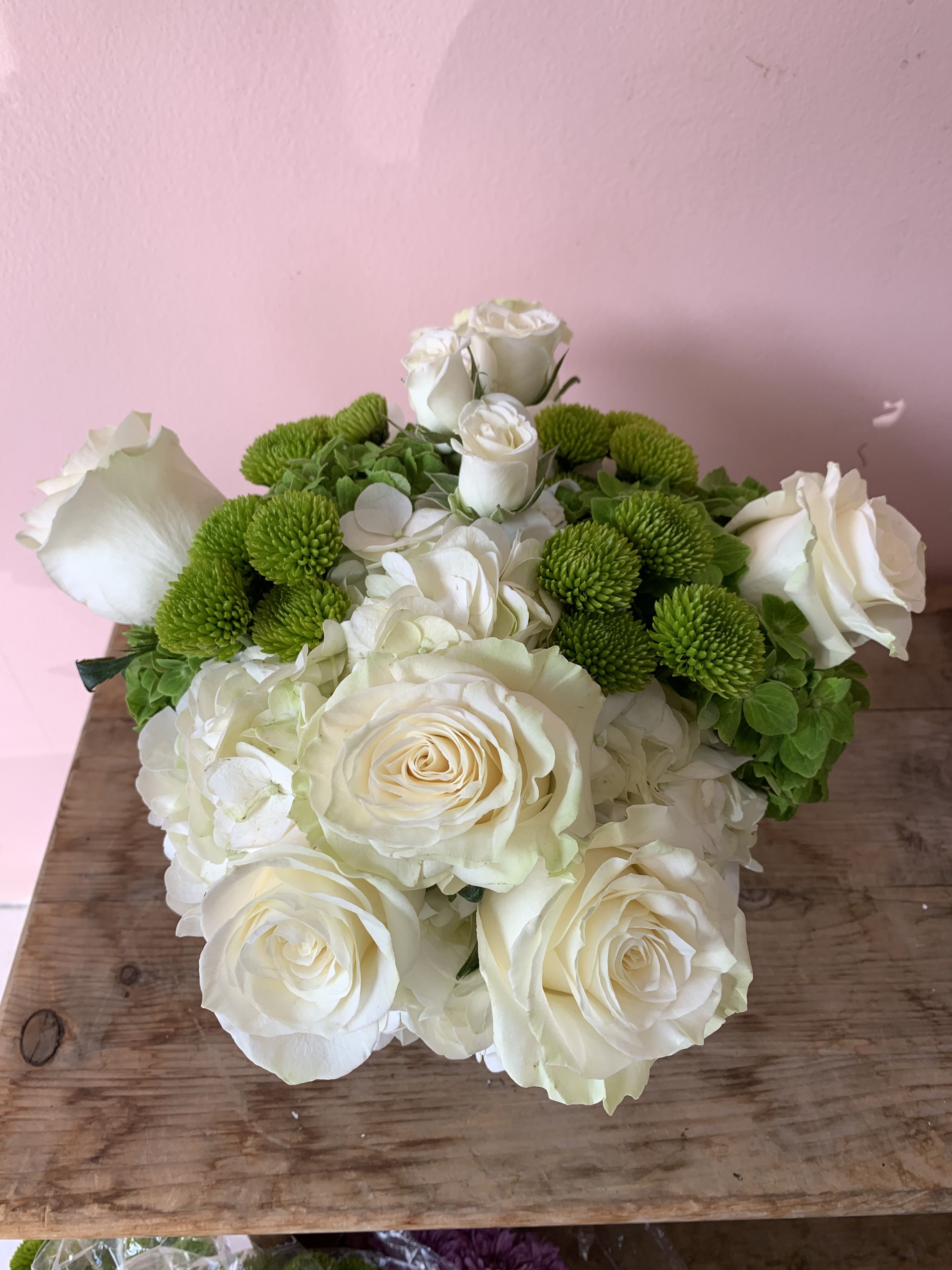 White Rose & Hydrangea Garden | 360° Luxury Flower Delivery in San Francisco