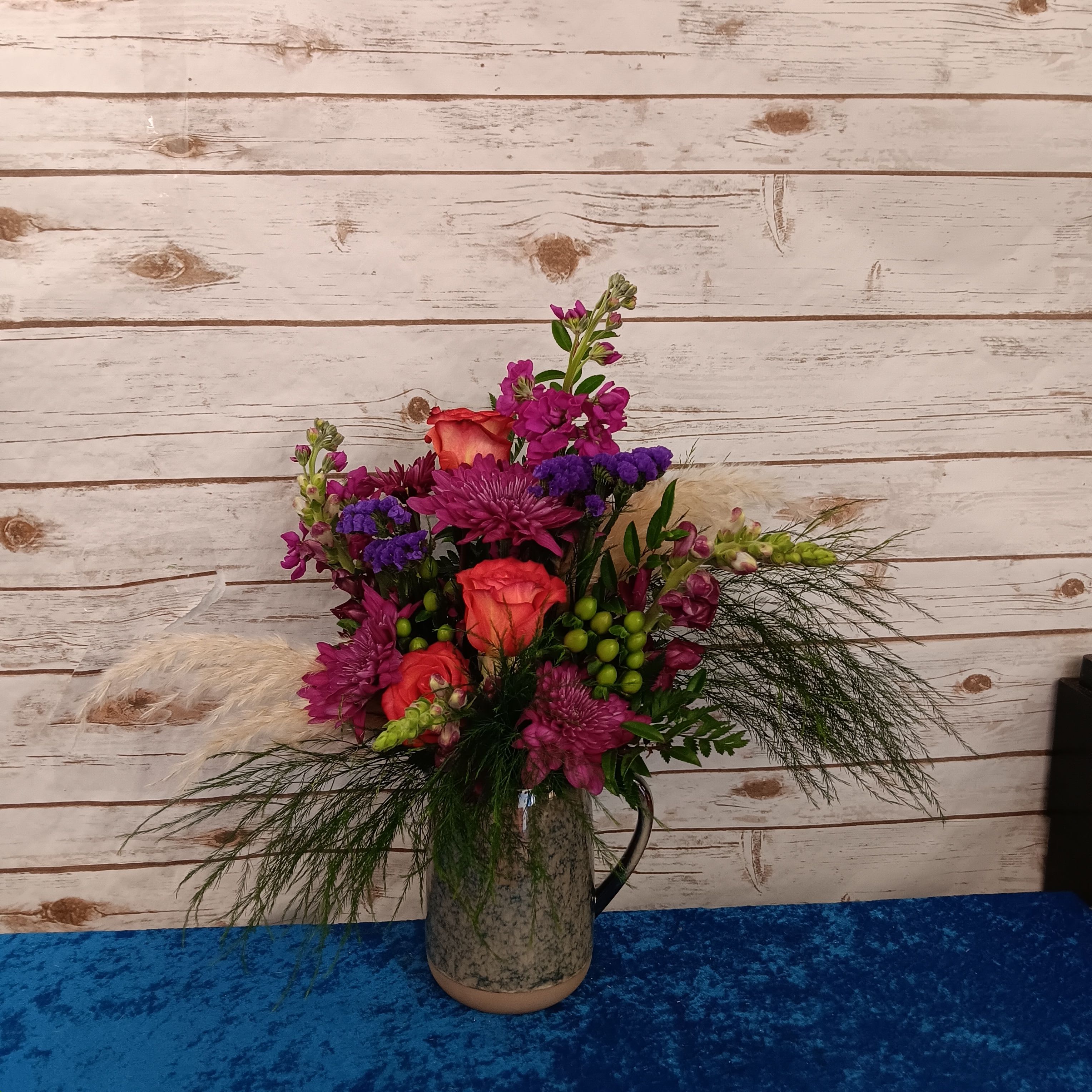 Rustic Jewel-Toned in a Pitcher