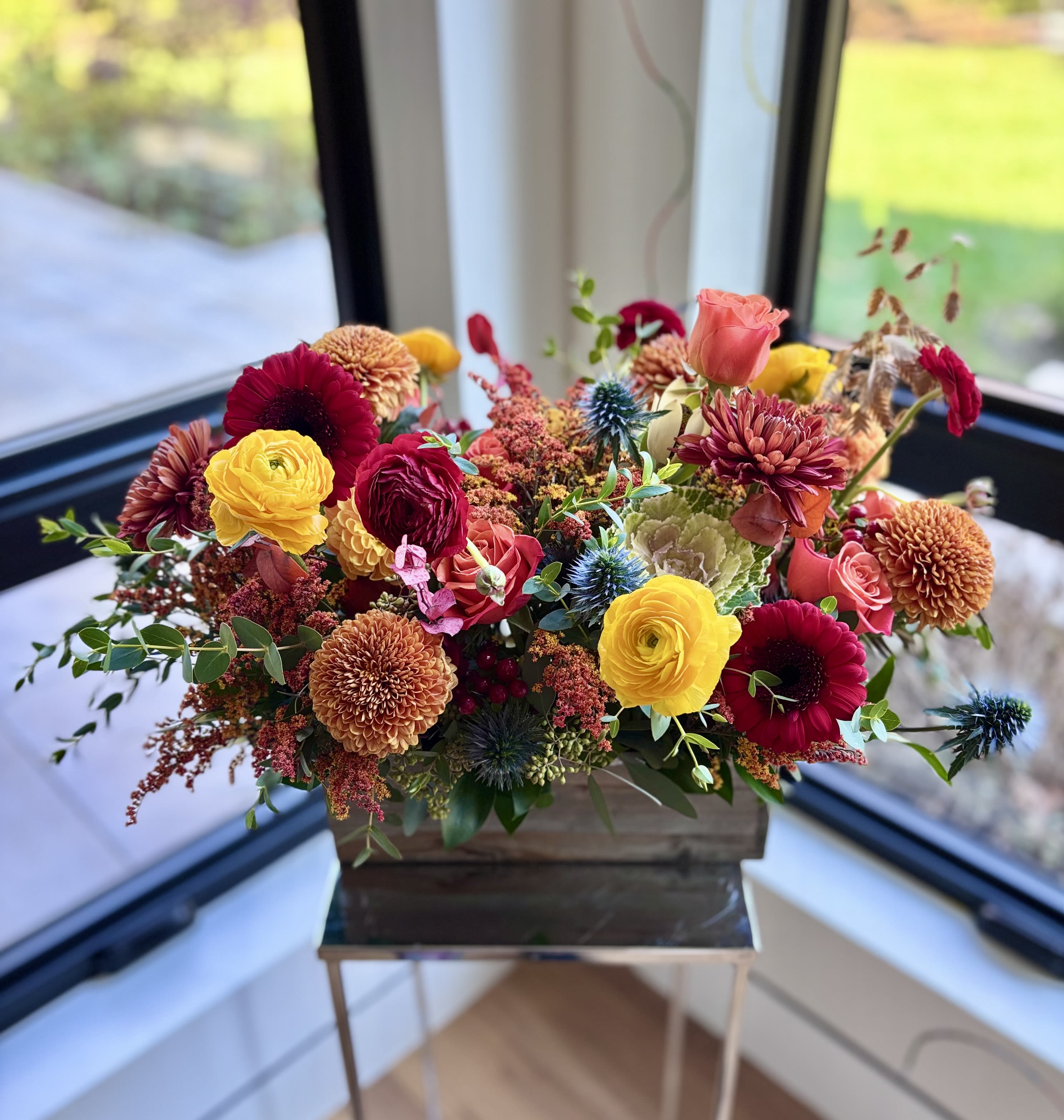 Autumnal Flower Box