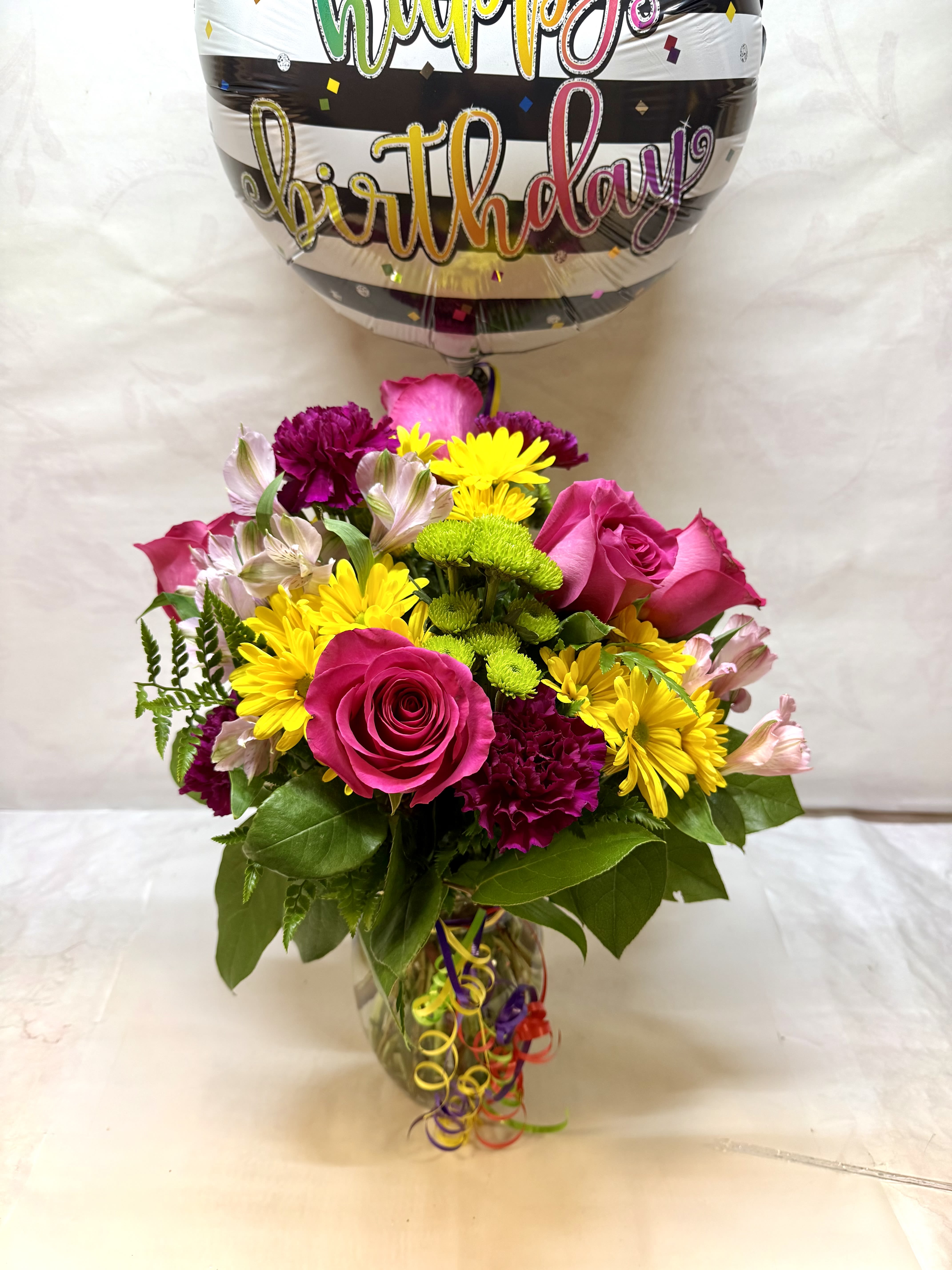 It's your day  Happy Birthday with balloon