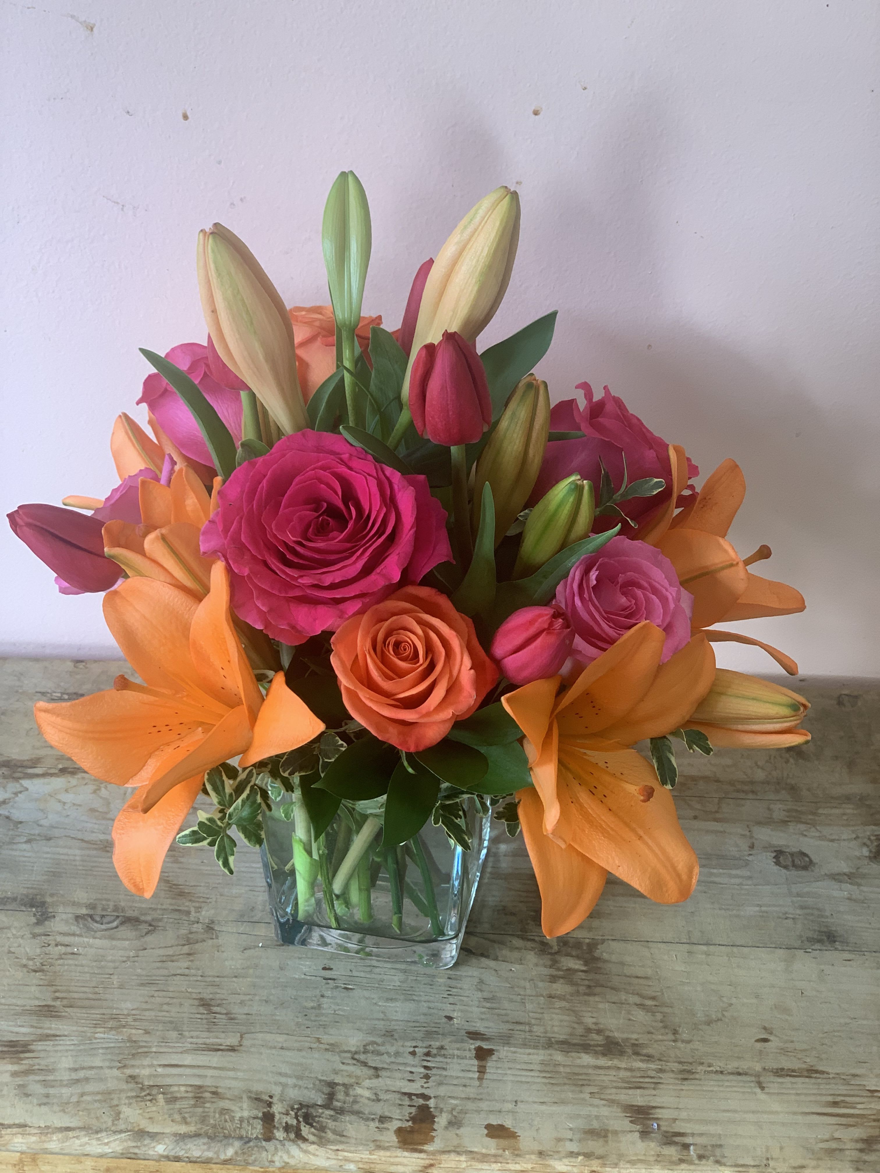 Precious Coral by Fillmore Florist | Contemporary Multi-Occasion Flower Delivery in San Francisco