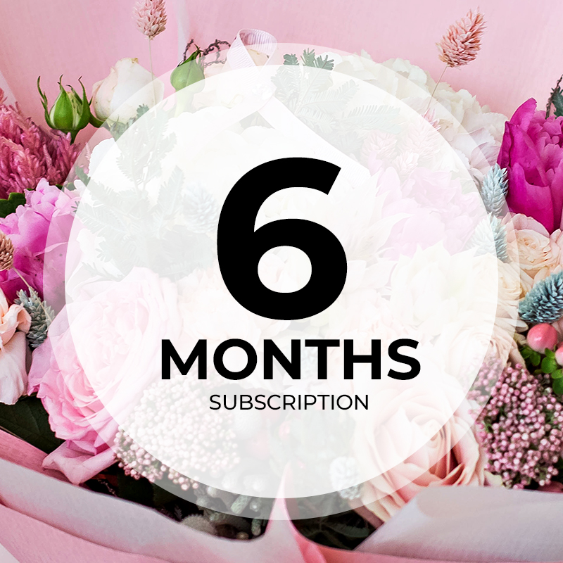6 month flower subscription