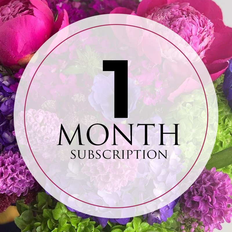 one month flower Subscription