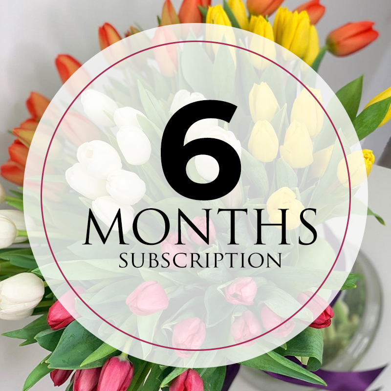 6 month flower subscription