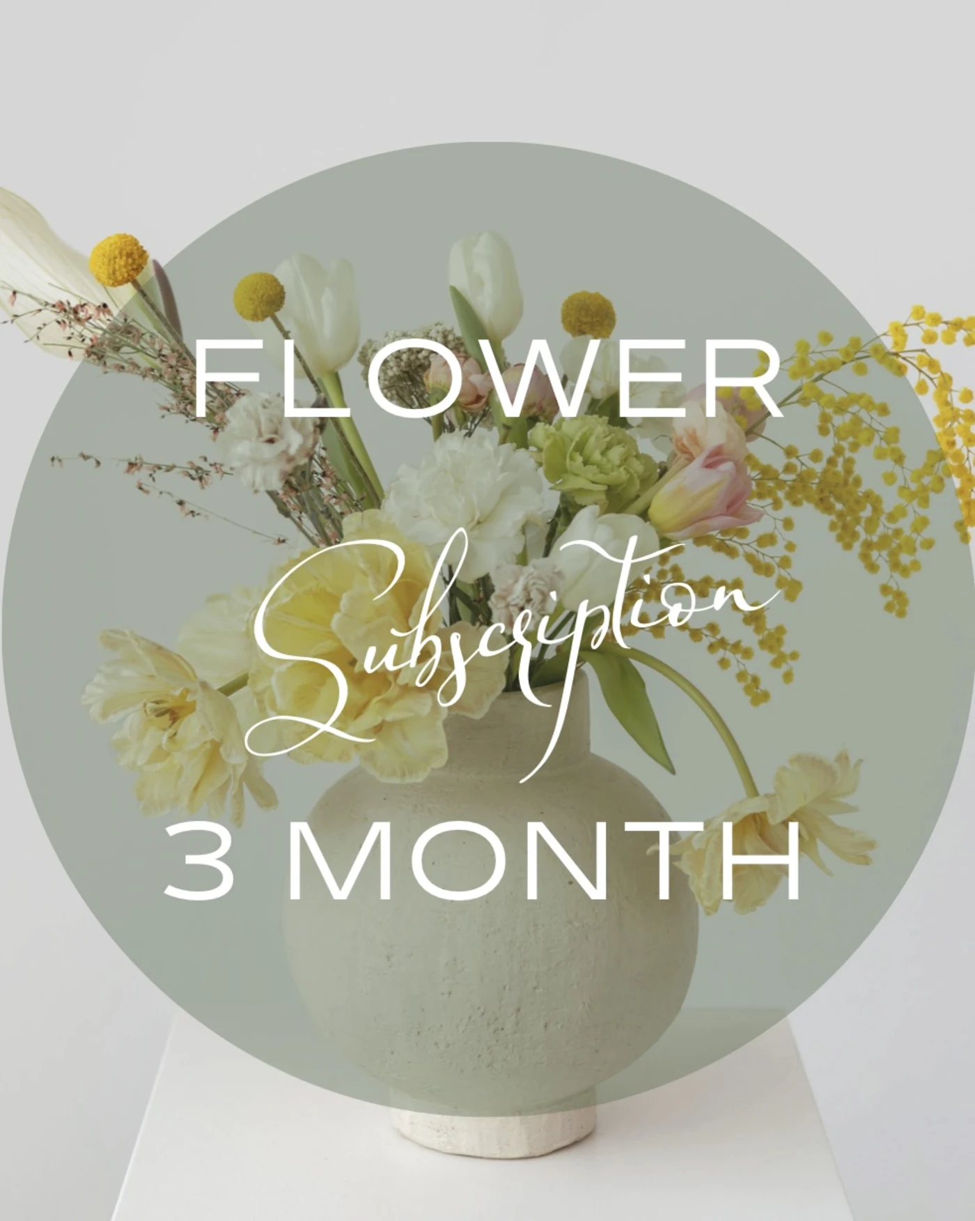 3 month flower subscription