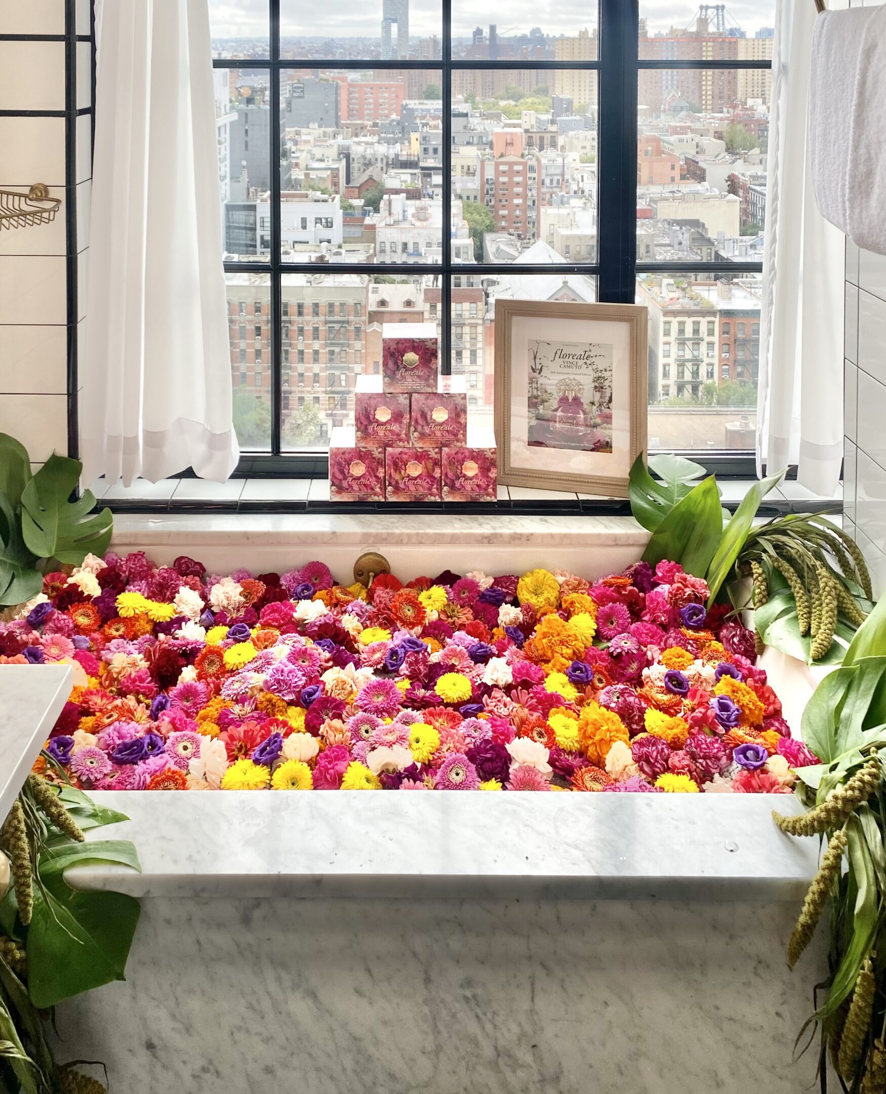 Colorful floral display