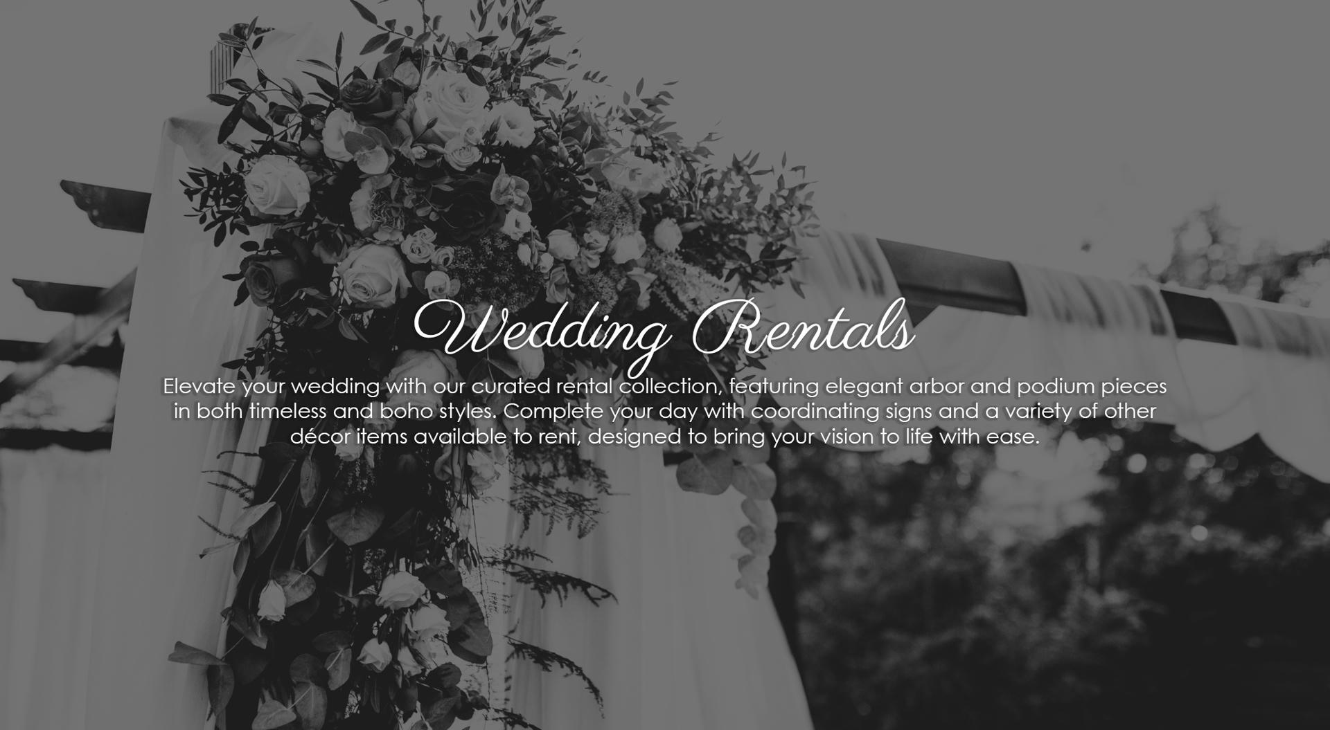 Event Rentals Banner