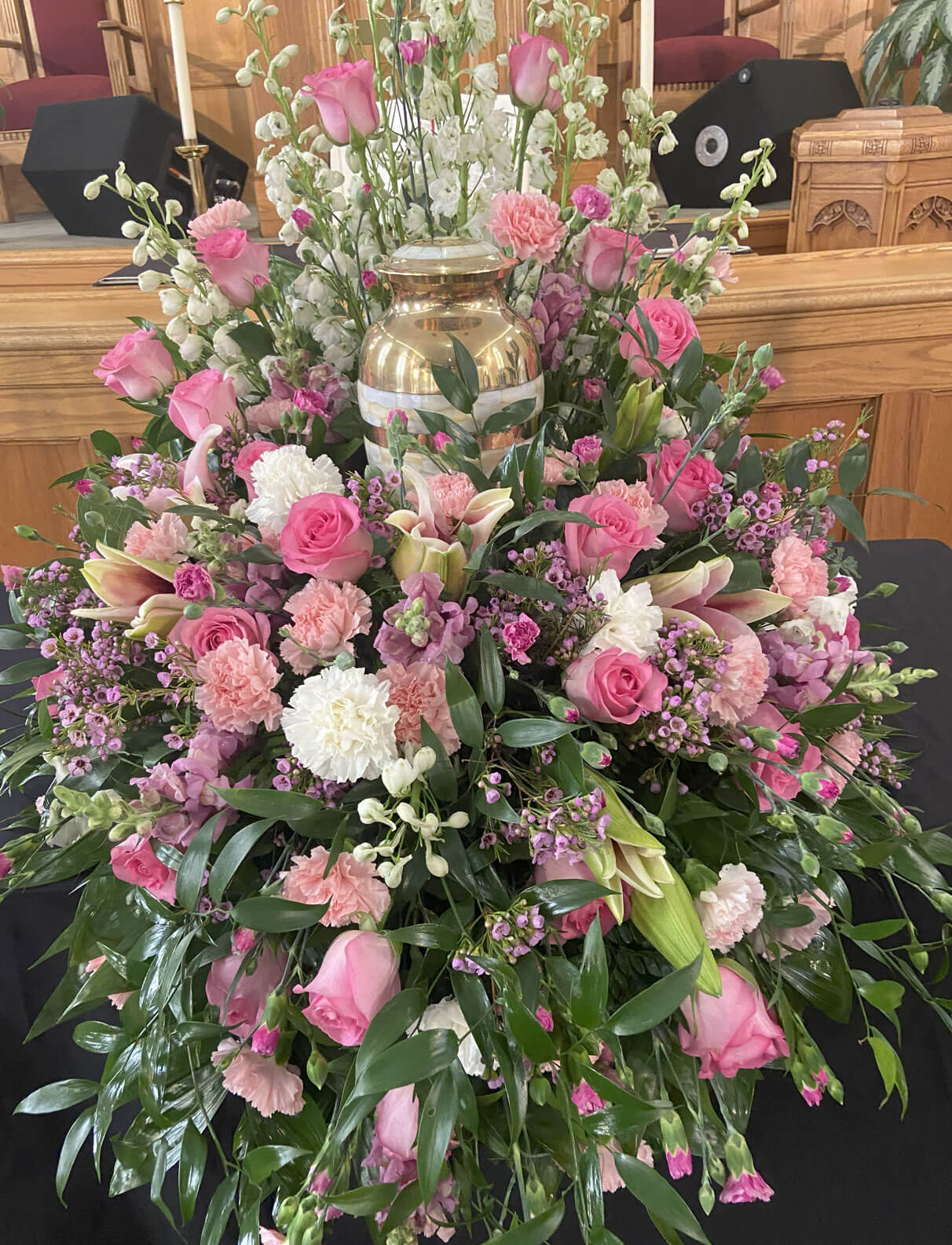 Memorial floral design