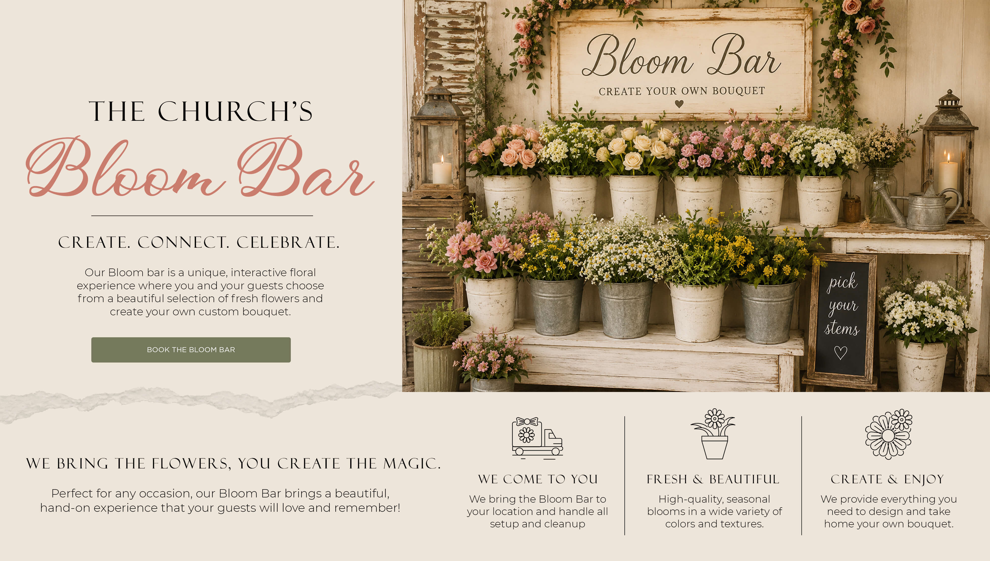 Bloom Bar Banner