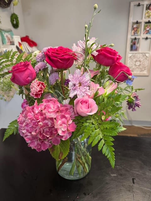 Spoiled with flowers each month 