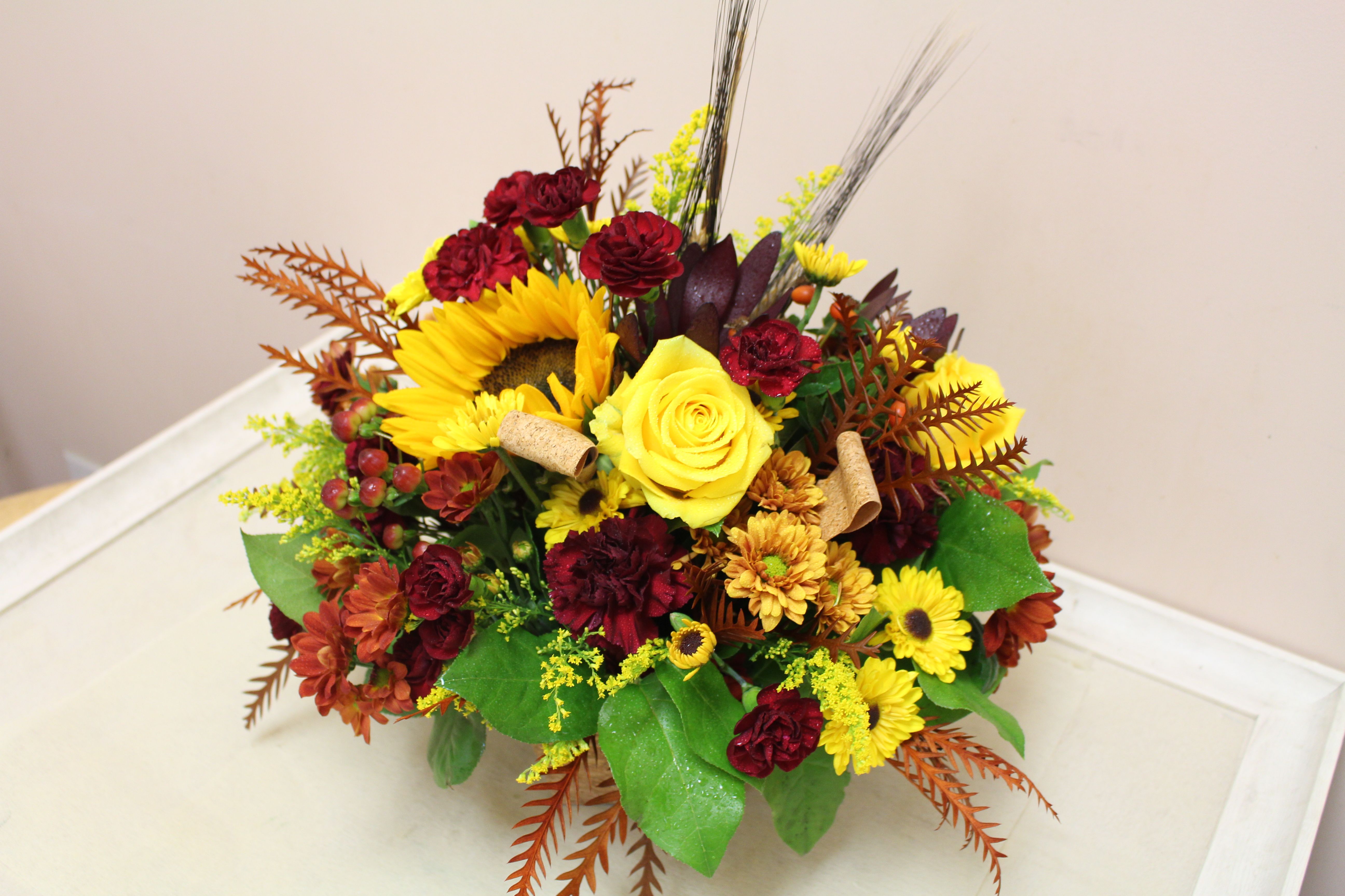 Autumn fresh arrangement