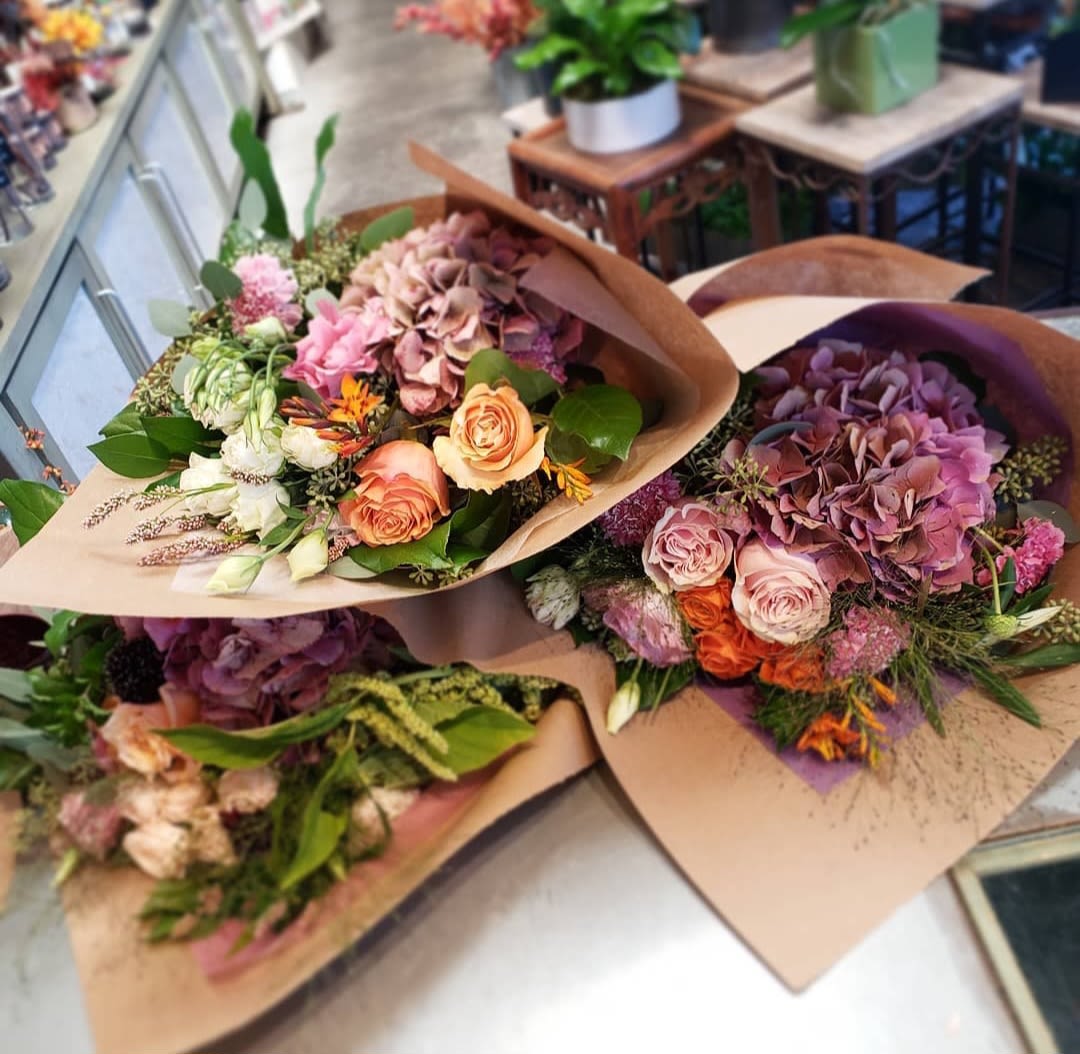 Seasonal Wrapped Bouquet