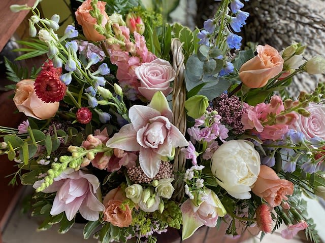 Pastel Blooms Mixed Basket