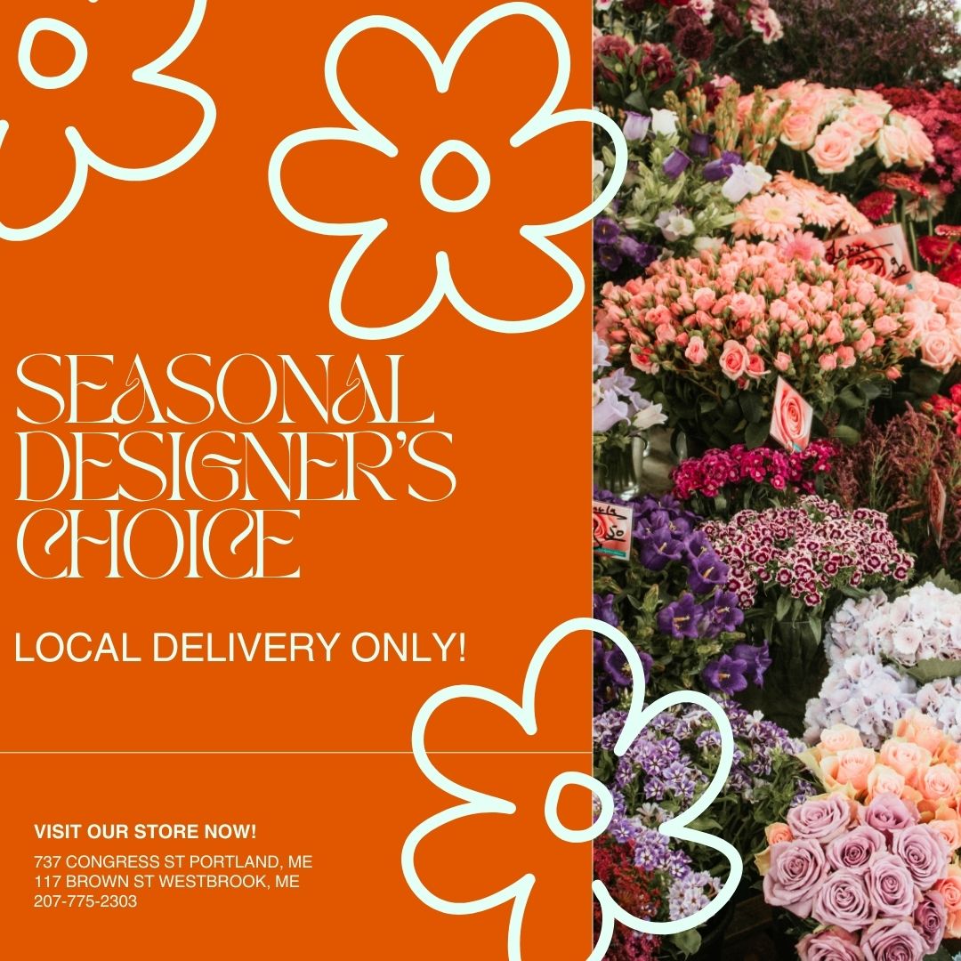Seasonal Designers Choice in a Vase