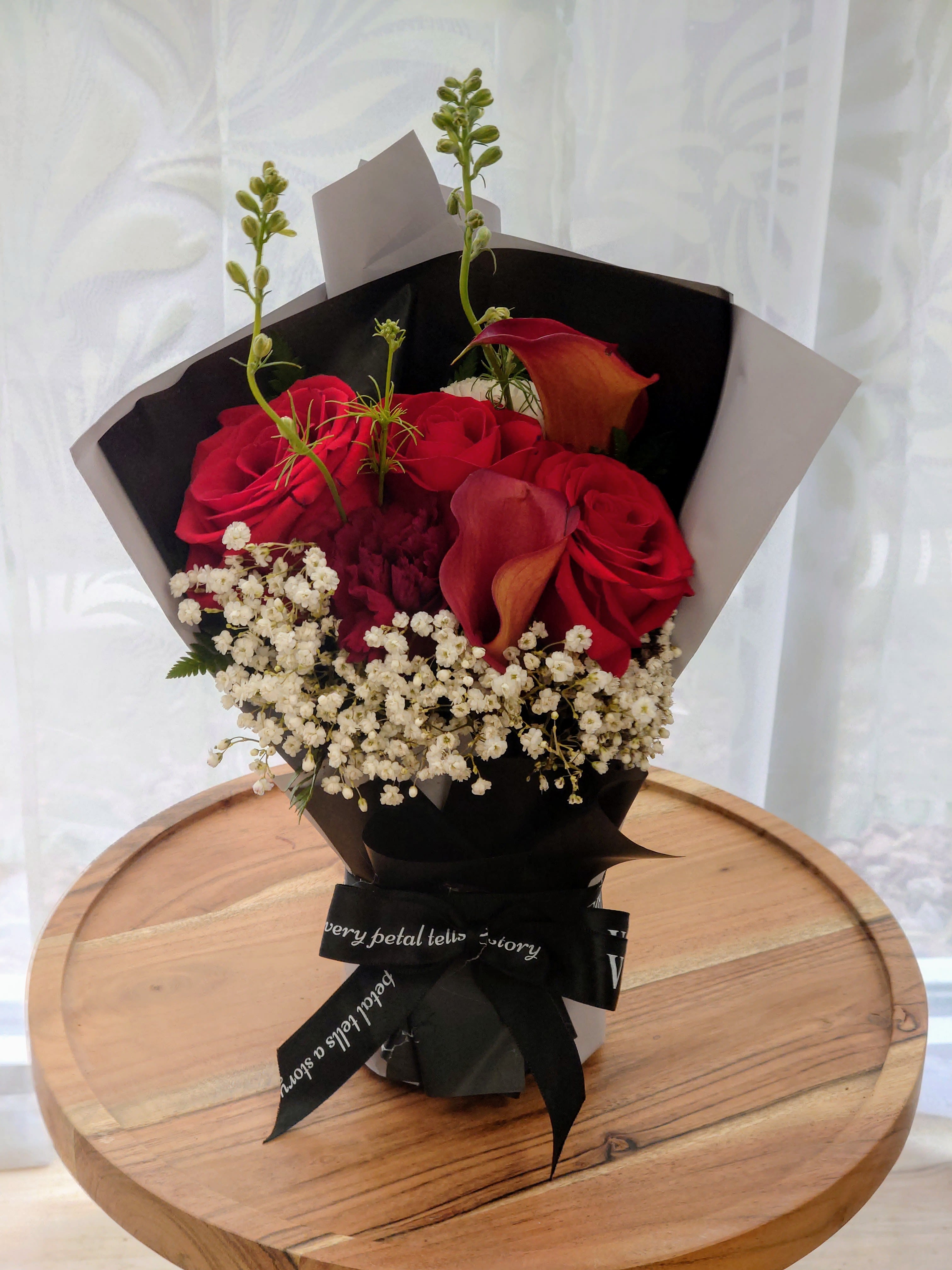 Florist design fresh flowers