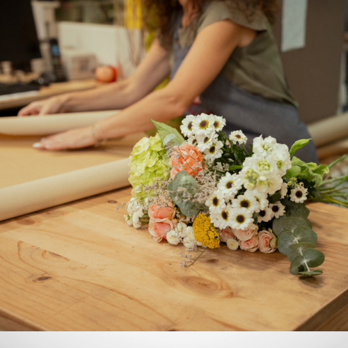 Cut Wrapped Flowers