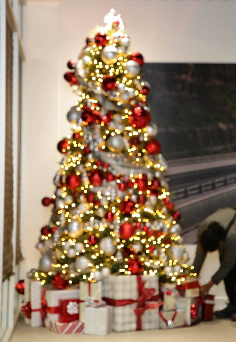 Holiday Decor at Audi Long Beach