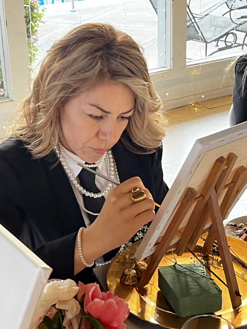 Bloom Canvas & Cabernet Night