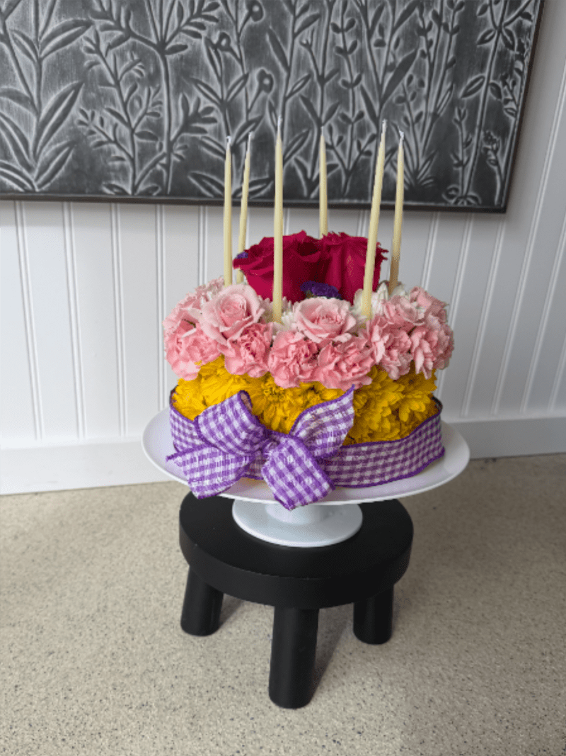 Floral Birthday Cake