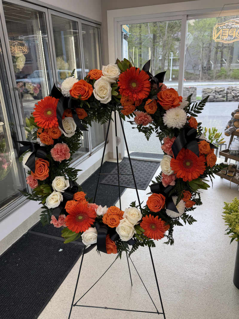 Harley Tribute Funeral Wreath