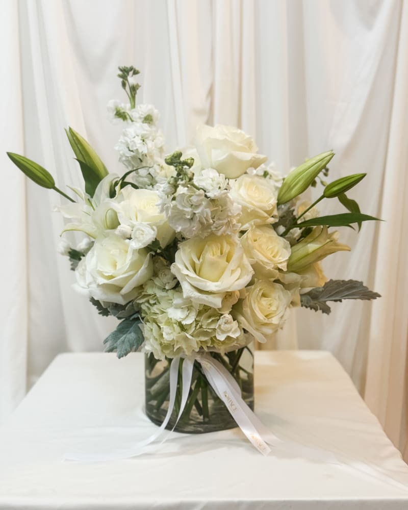  Monochromatic White Arrangements