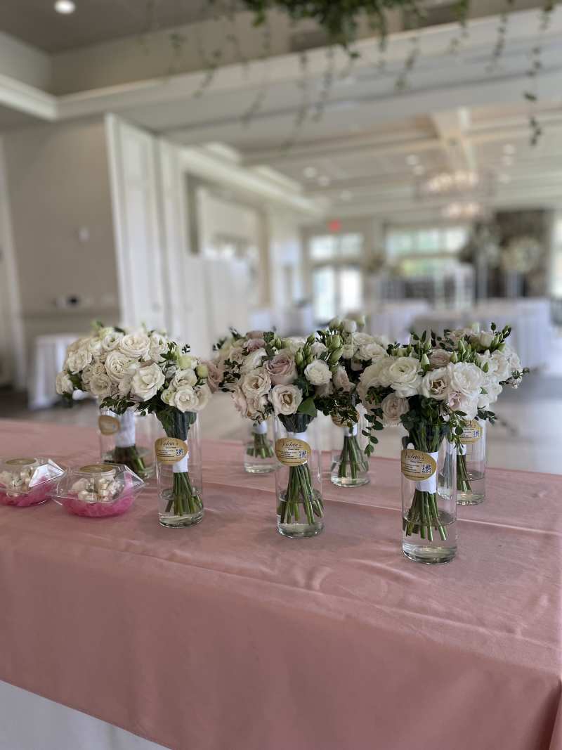 Bridesmaid bouquets