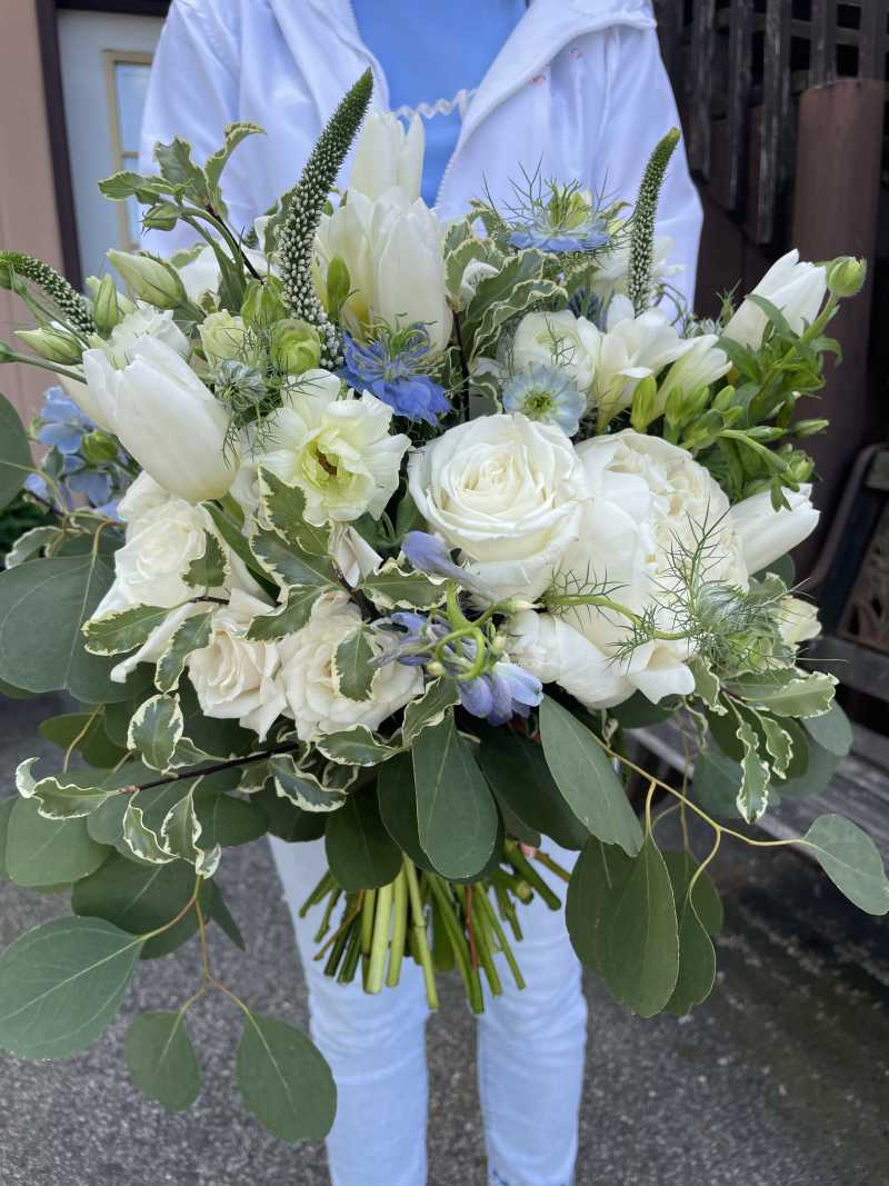 Something Blue Wedding Bouquet