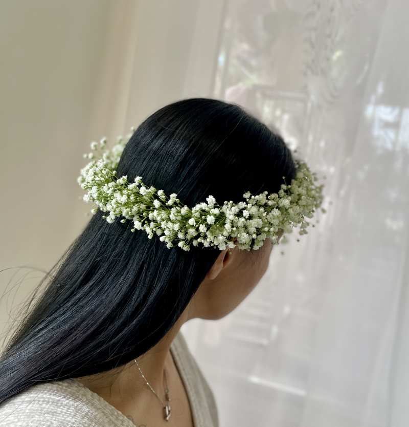 Baby's Breath Tiara