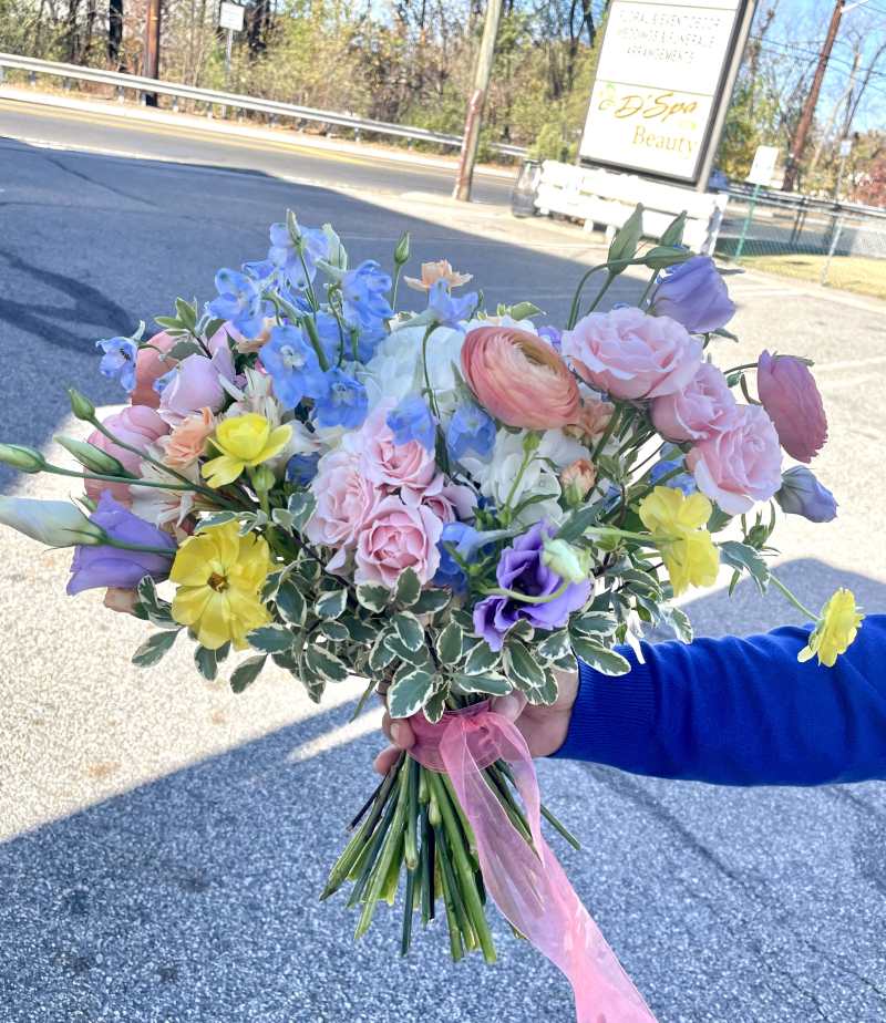 Pastel colors bouquet