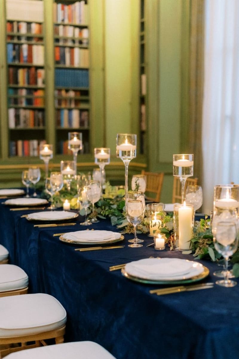Wedding Candle Tablescape