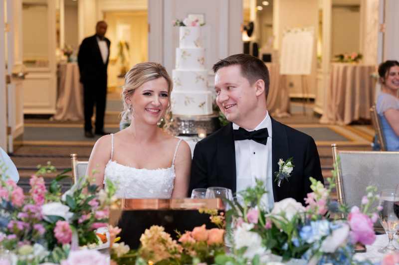 Sweet spring wedding at the Willard Hotel in DC