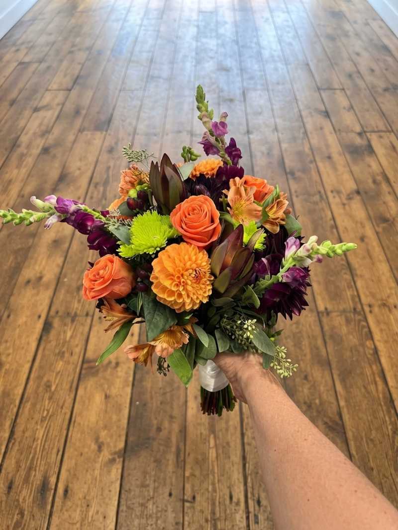 Autumn Floral Bride's Bouquet