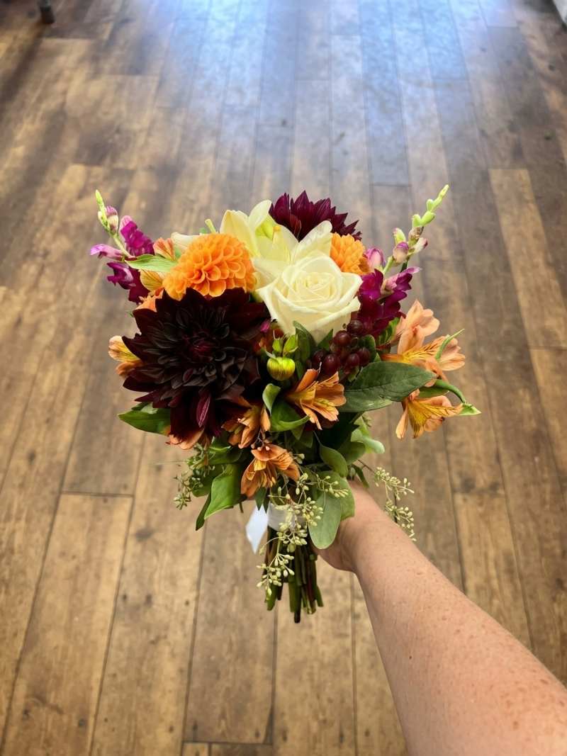 Autumn Floral Bride's Bouquet