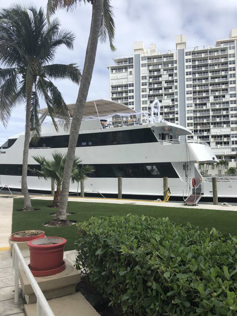 Mr. and Mrs. Castle on The Sun Dream Yacht