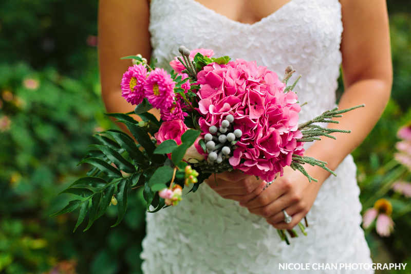 Outdoor Pink Wedding