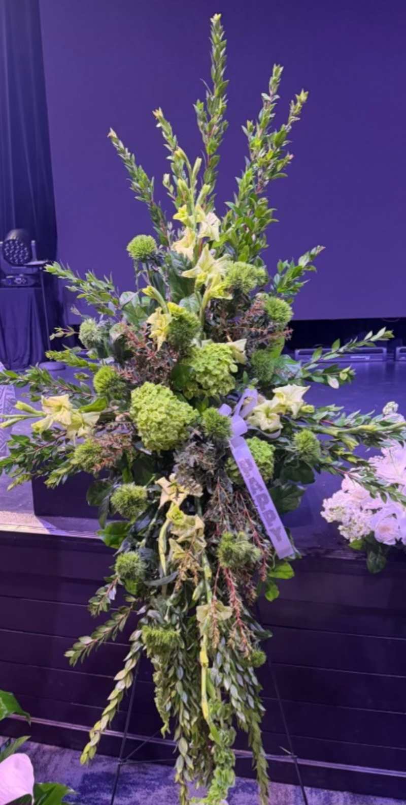Lime Green Standing CrossSpray