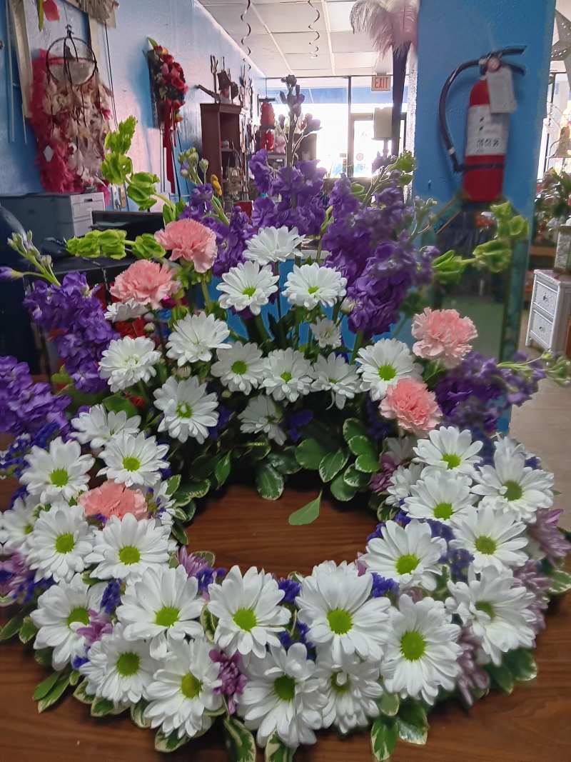 Daisy Urn Arrangement