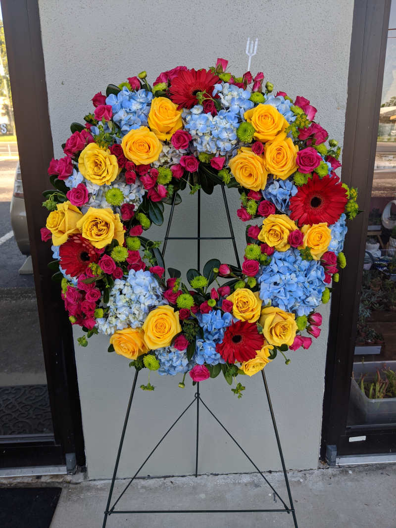 Standing Spray Flowers For Funerals