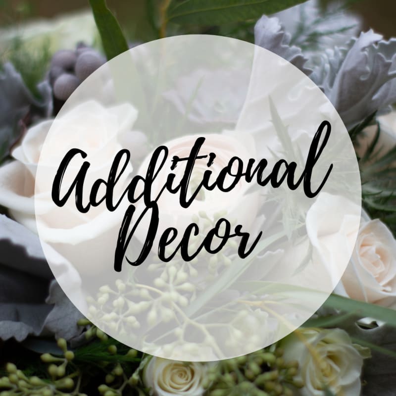Wedding Accent Decor