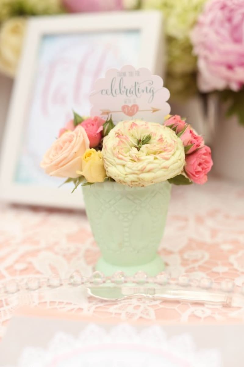 Bridal Shower // Peaches & Cream - June 2014, Private Residence 