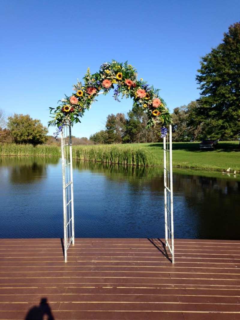 Thomas Wedding Arch Flowers