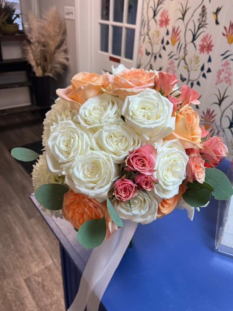 walk in wedding bouquet 