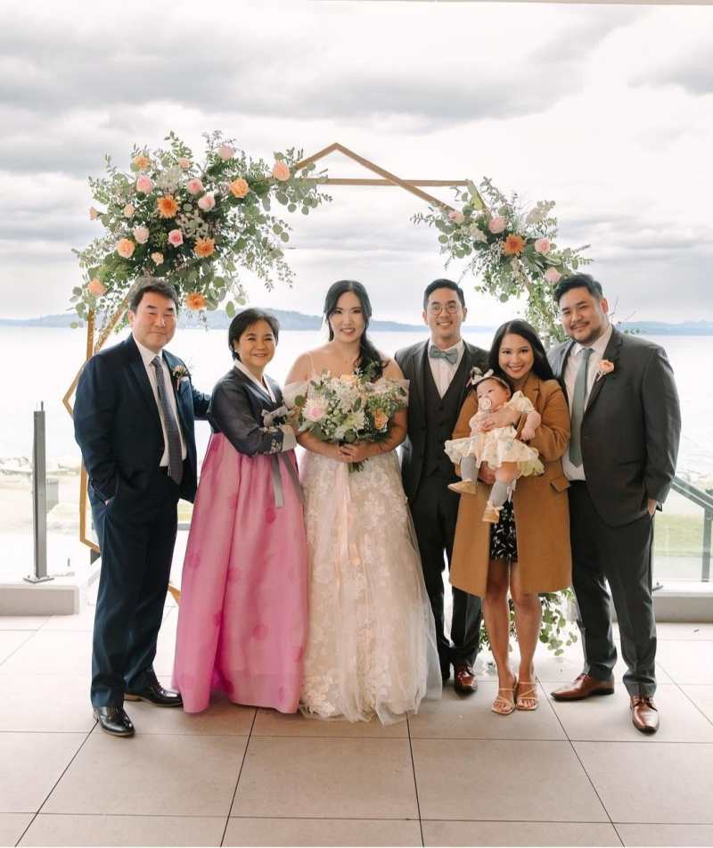 Silver Cloud Hotel in Pastels Wedding